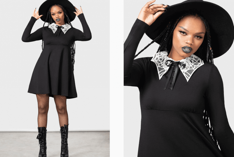 Charmed School Dress [Black]