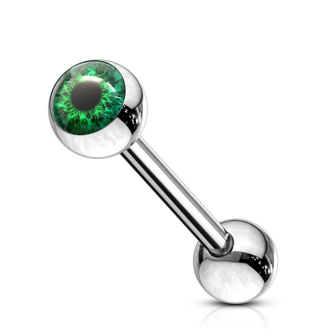 Hovedbilde Doll Eye Barbell Tongue Green
