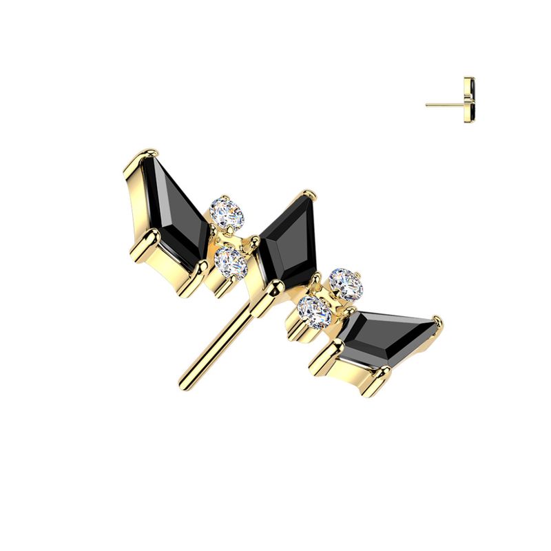 Sombra Triple Push-fit Gold Black