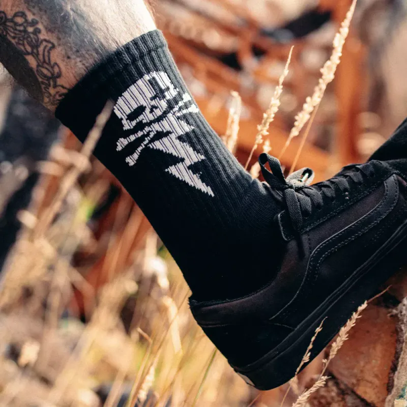 Bolt Socks Black