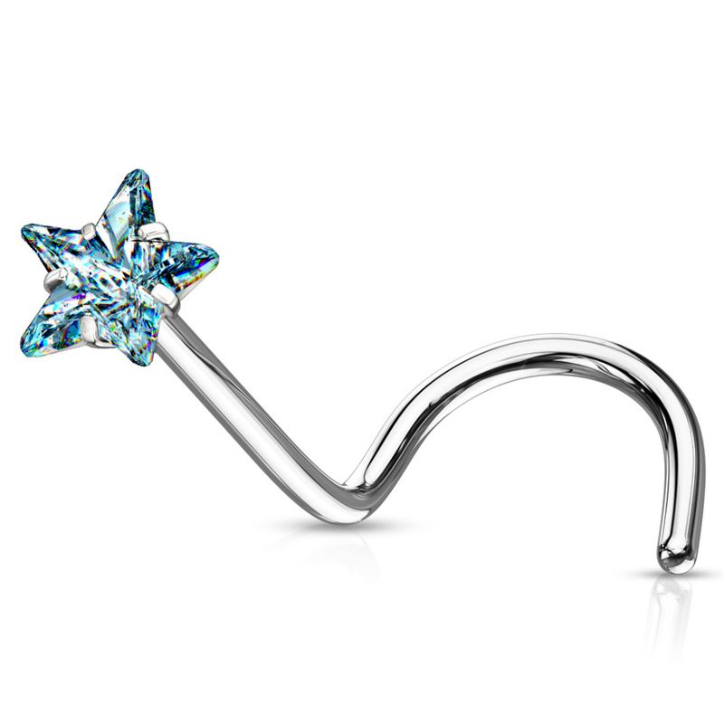 Star Nose Screw Blue