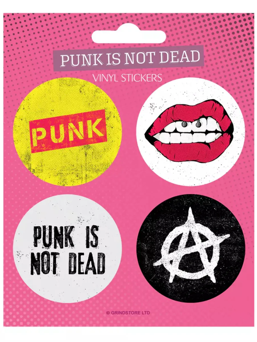 PUNK IS NOT DEAD VINYL STICKER SET