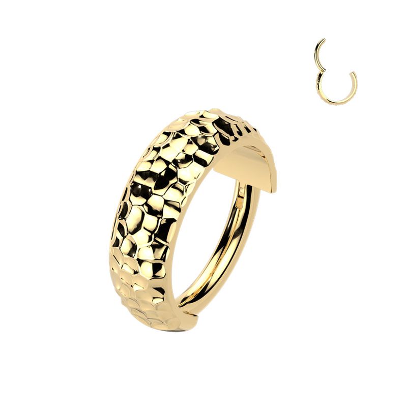 Runah Hinged Ring Gold