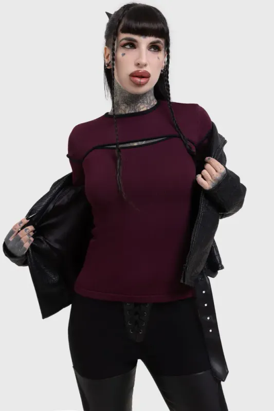 Abyssal Elegy Knitted Top