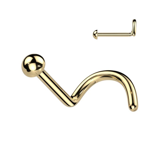 Hovedbillede Mini Nose Screw Gold