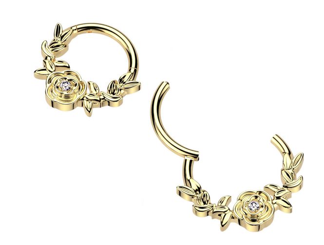 Hovedbillede Rose Front Facing Hinged Ring ...