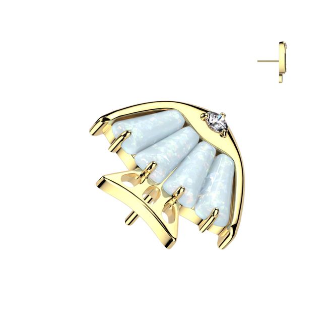 Hovedbilde Fish Push-fit Opal White Gold
