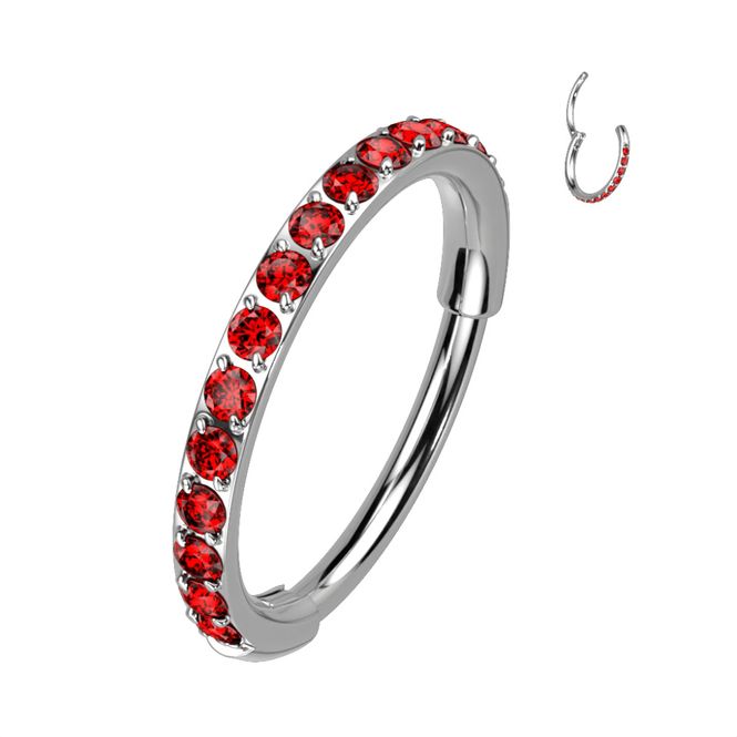Hovedbillede Embla Hinged Segment Ring Red