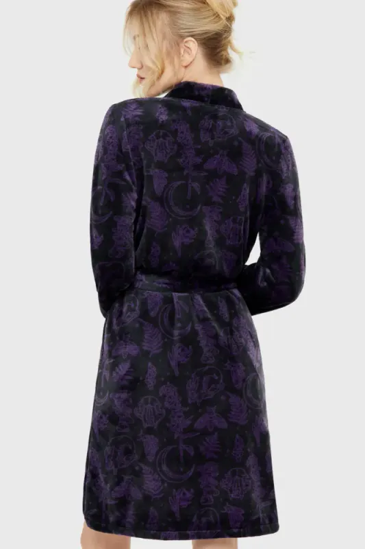 Midnight Moth Robe