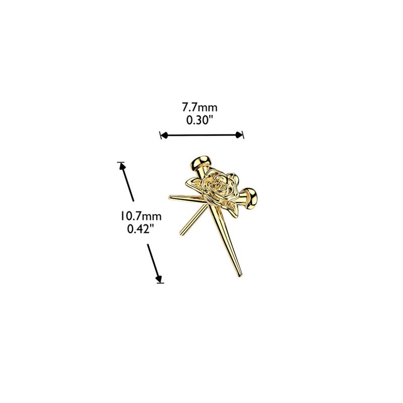 Nailed Rose Push-fit