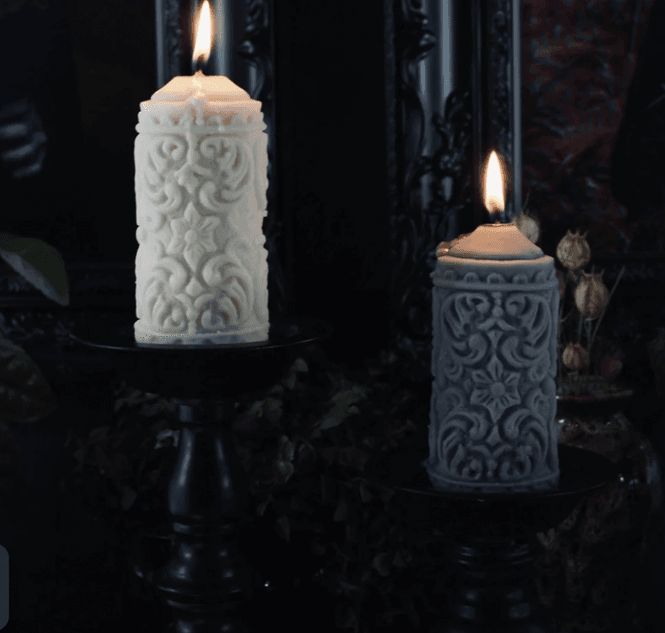 Main Image Mildred Gothic Pillar Candle
