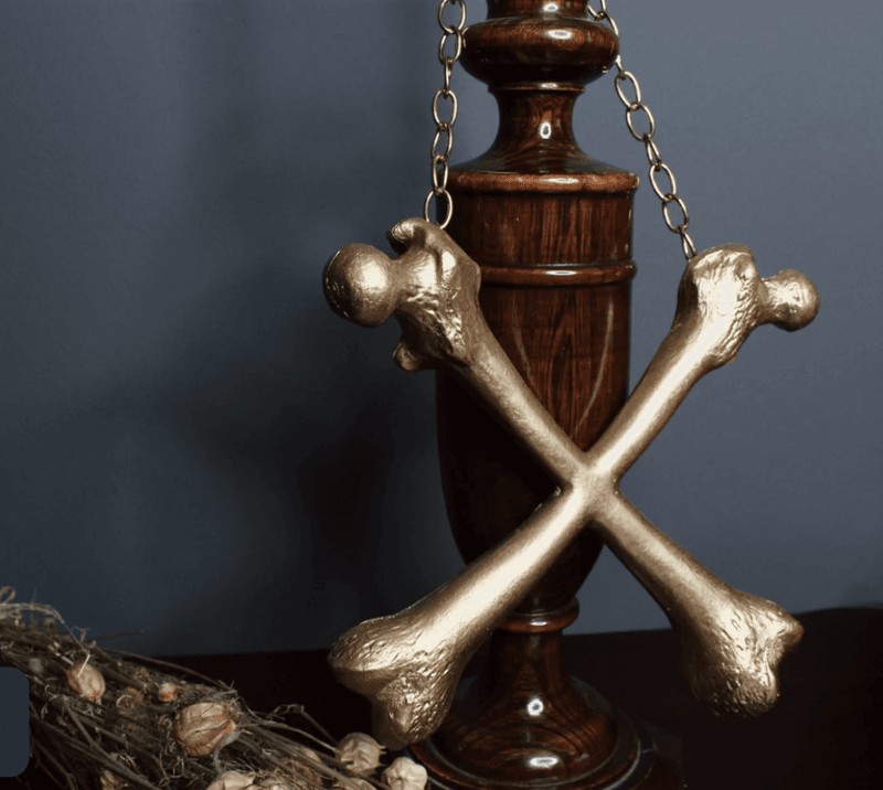Crossbones Gothic Wall Decor