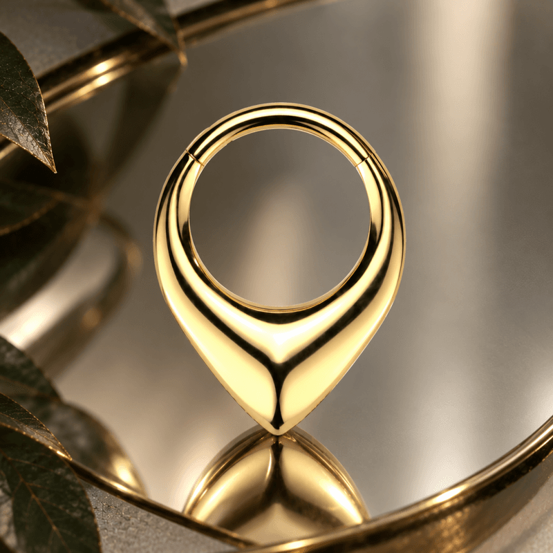 Lydia Zelda Hinged Ring Gold