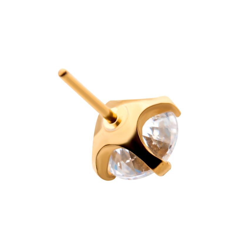 Prong Push-fit 24K Gold Black