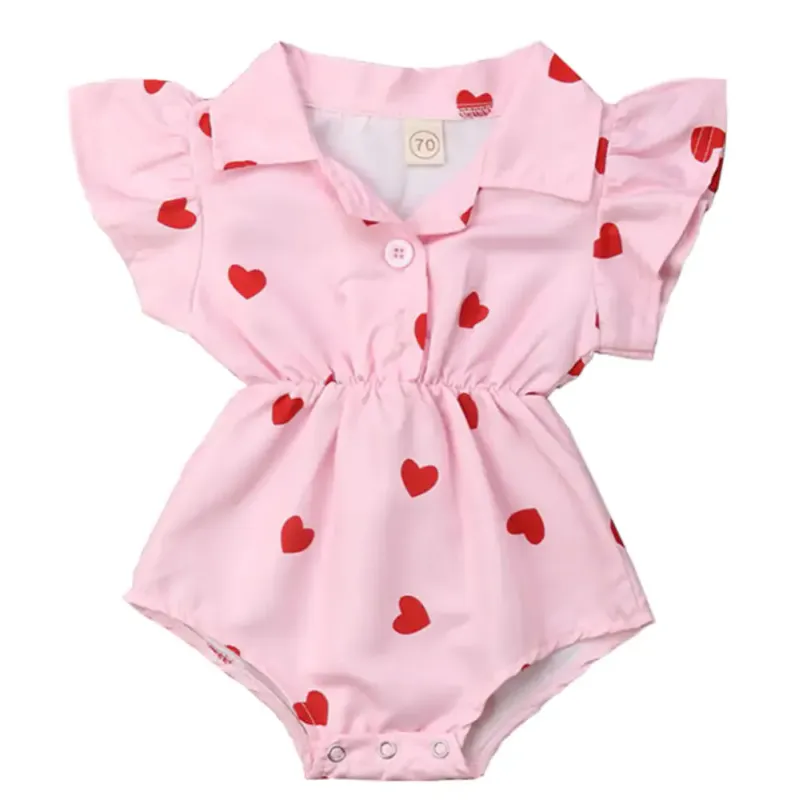 Hearts Baby  Romper