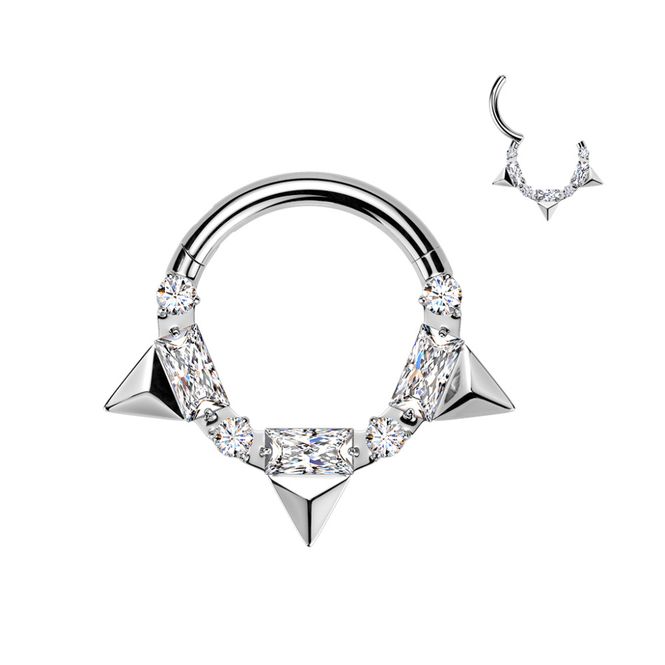 Hovedbilde Nyxie Hinged Ring Clear