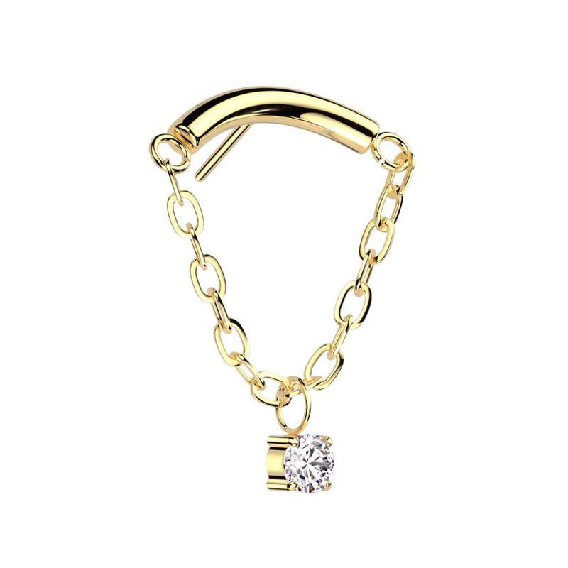 Lynx Gem Push-fit Gold Clear