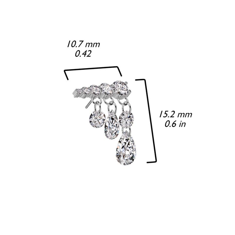 Chandelier Push-fit Left Clear