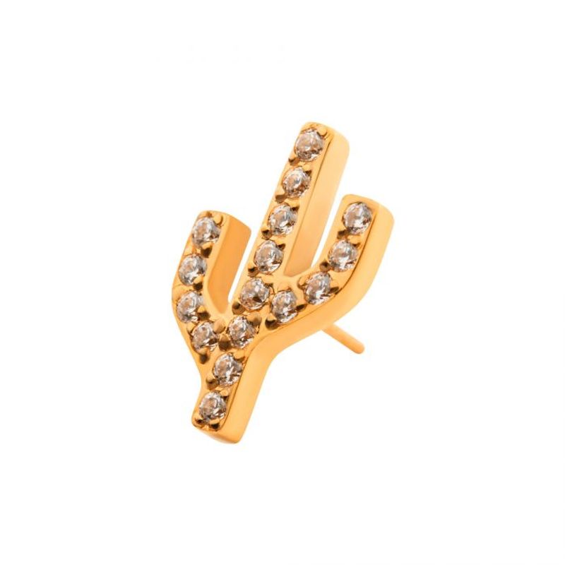 Cactus Push-fit 24K Gold Clear