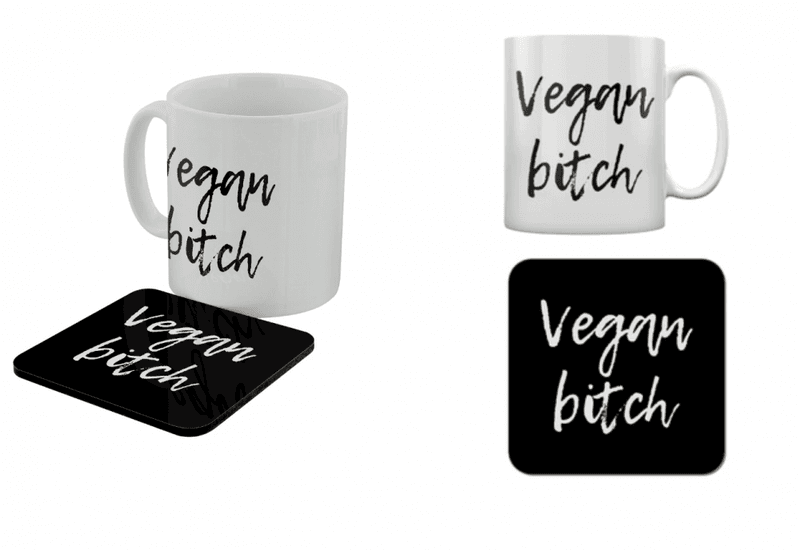 Vegan Bitch Mug & Coaster Set