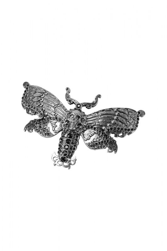 Death Moth Barrette 