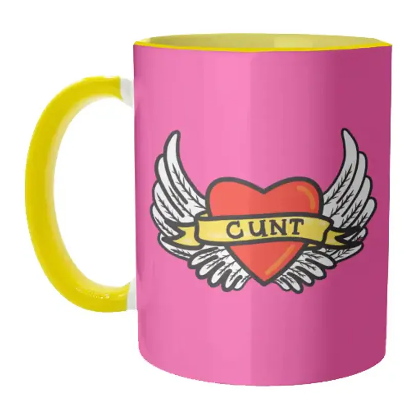 Love Heart Cunt Mug