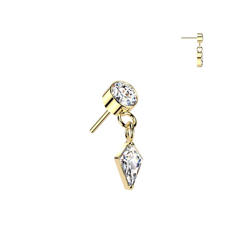 Sombra Dangle Push-fit Gold