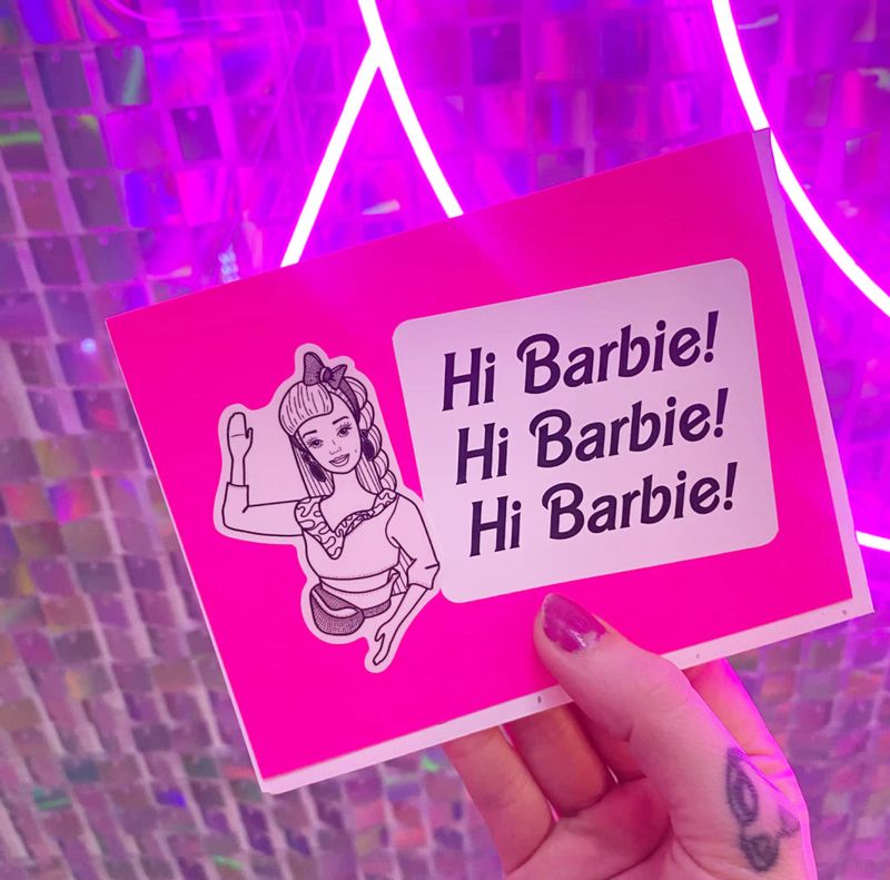Barbie Greeting Card