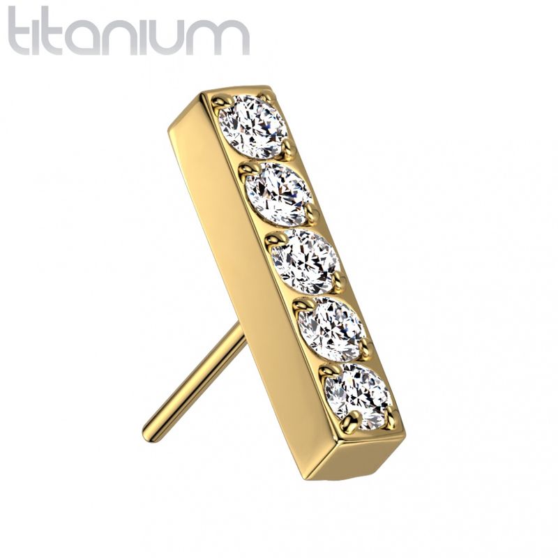 Lina Push-fit Gold Clear