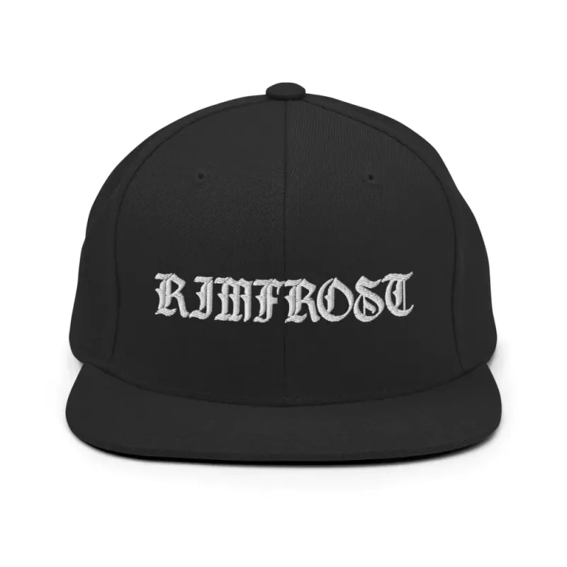 Rimfrost Black Snapback