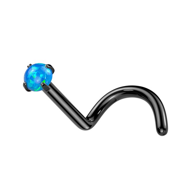 Hovedbillede Sia Opal Nose Screw Black ...