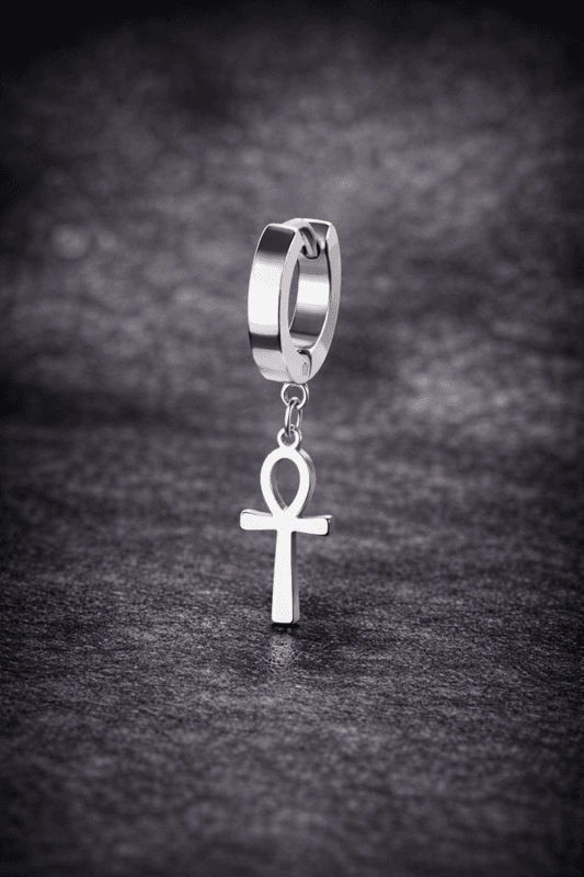 Hoop Earring ankh