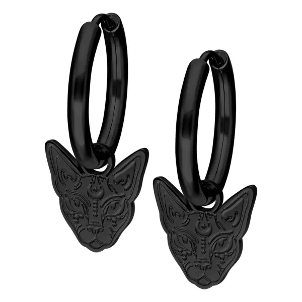 Bilde av LITTLE SPHYNX HOOPS BLACK