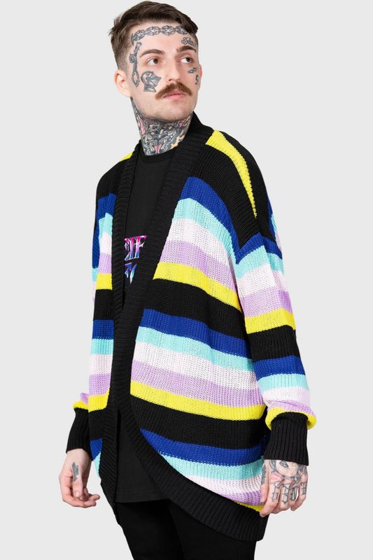 Neon Rainbow Cardigan