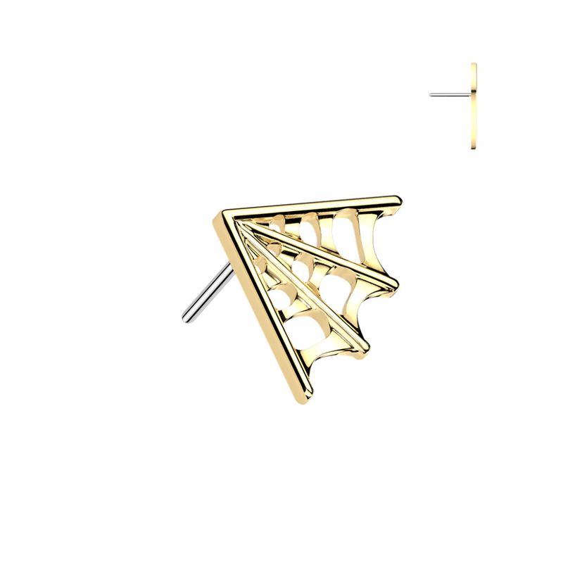 Spider Web Push-fit Gold