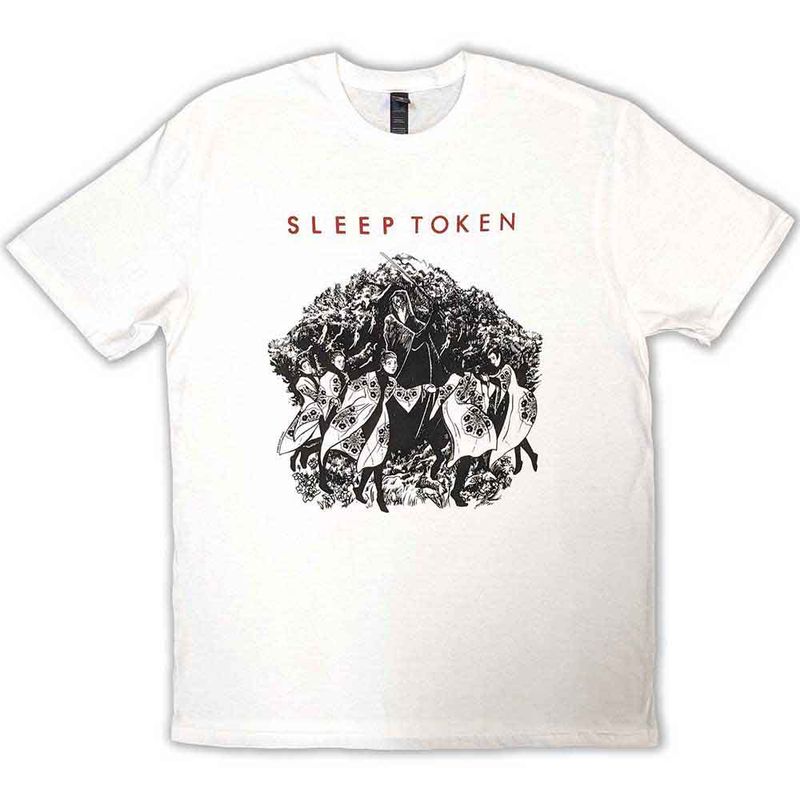 Sleep Token Stone Wash T-Shirt: The Love You Want white