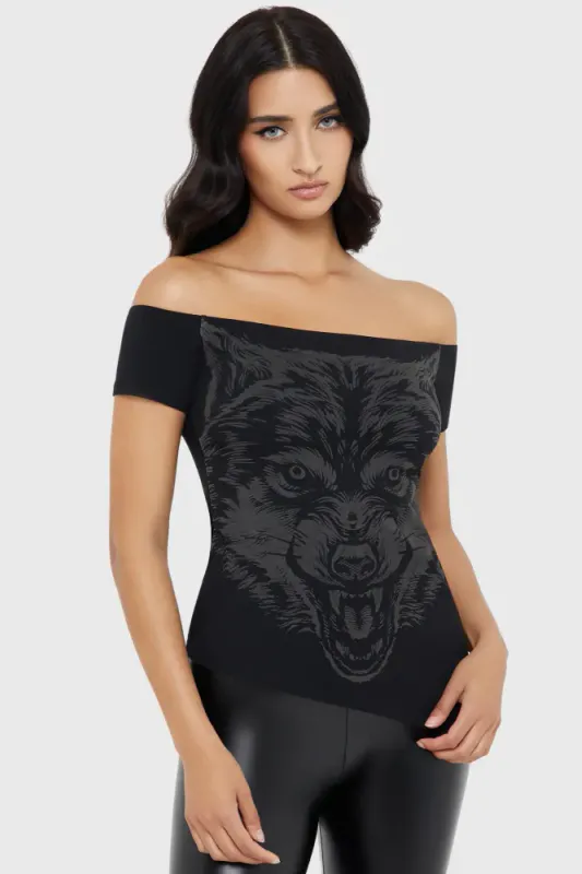 Nocturnal Wolf Top	