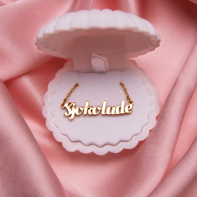 Hoofdbeeld Sjokolade Halskjede - ...