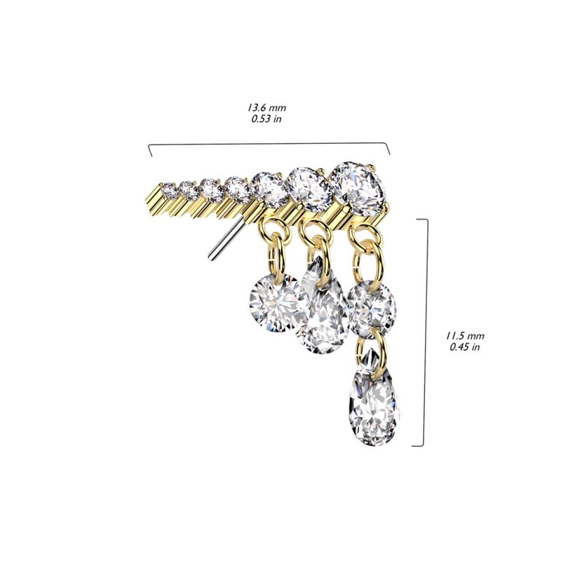 Chandelier Maxx Push-fit Right Clear