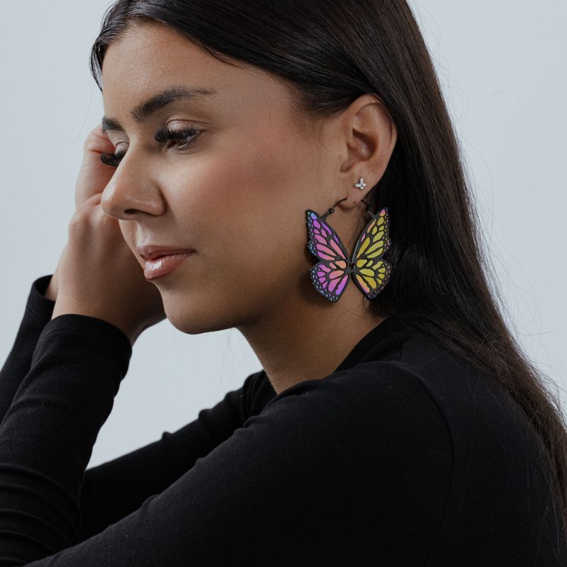 Vexas Butterflies Hoops Earrings