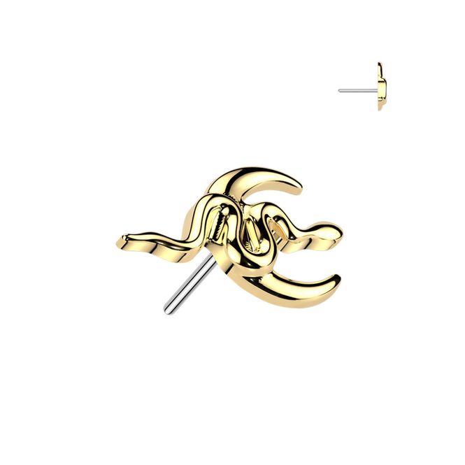 Main Image Eden's Snake Push-fit Gold