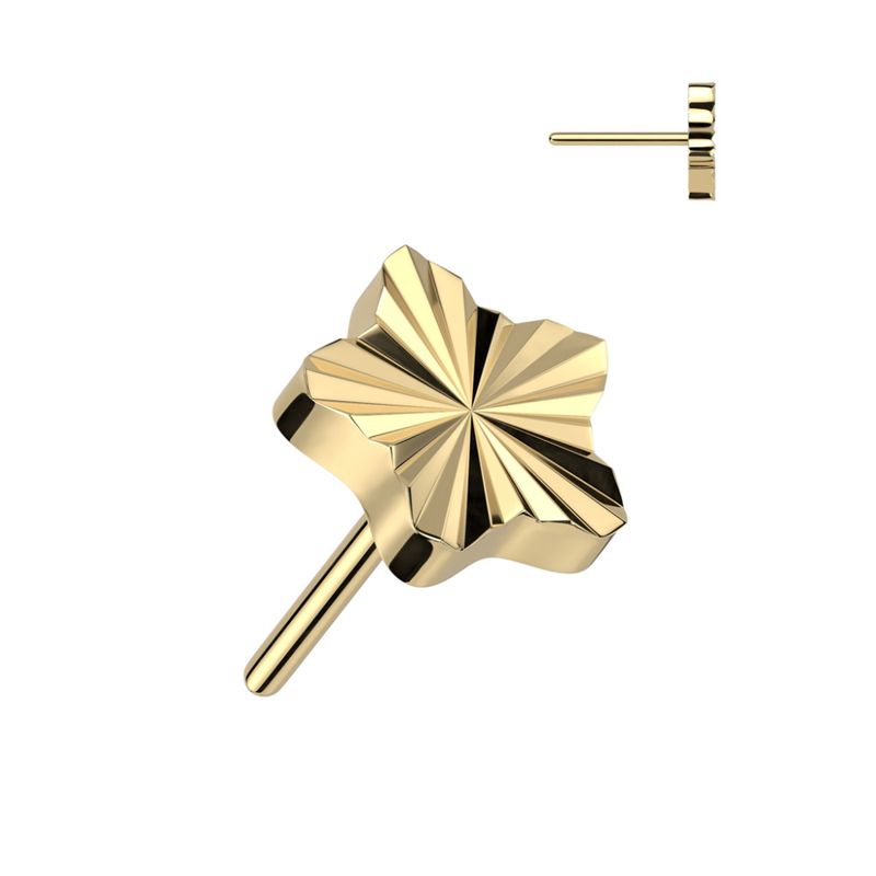 Neo Ridges Star Push-fit Gold