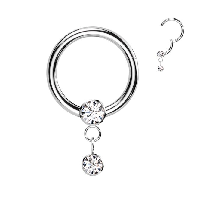 Hovedbillede Leyla Hinged Ring Clear