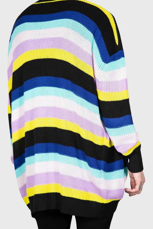 Neon Rainbow Cardigan