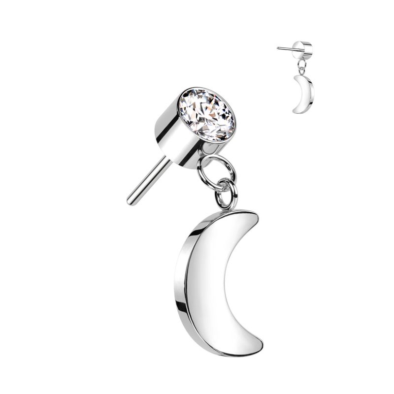 Moon Dangle Push-fit Clear