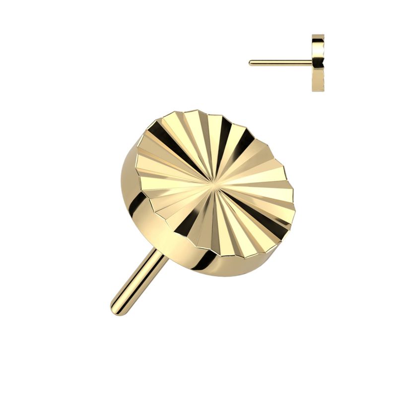 Neo Ridges Disc Push-fit Gold
