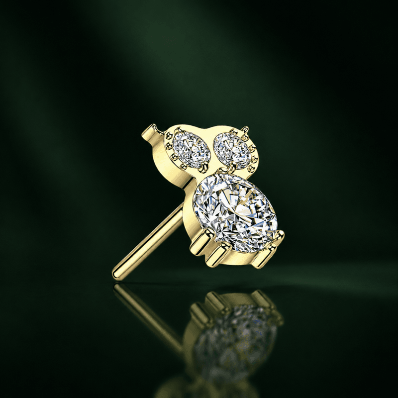Owl Push-fit gold