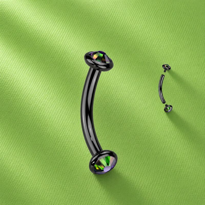 Zirel Bananabell Internally Threaded Vitrail Medium