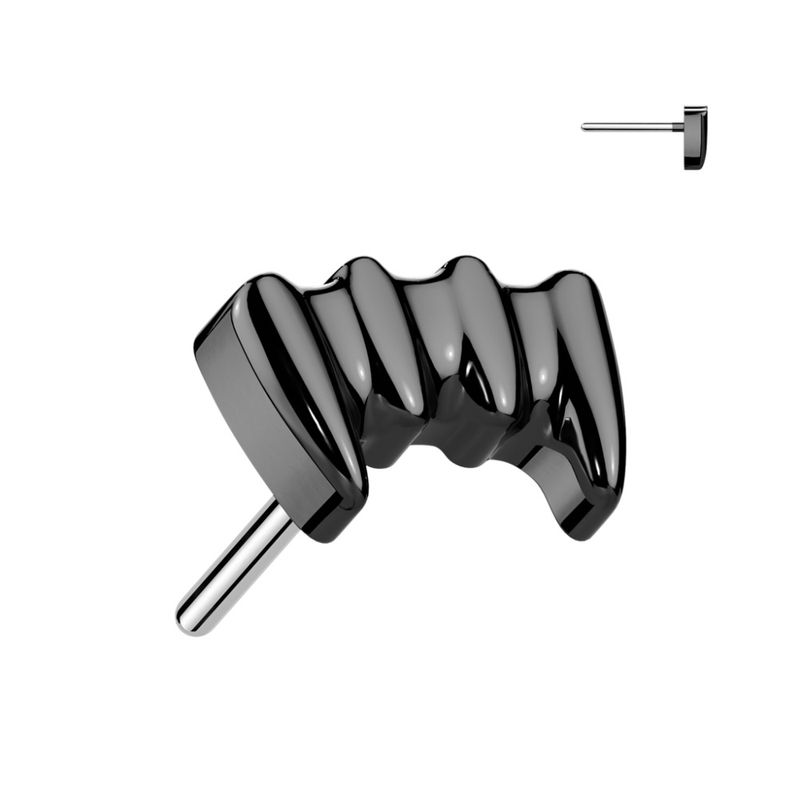Vampire Fangs Push-fit Black