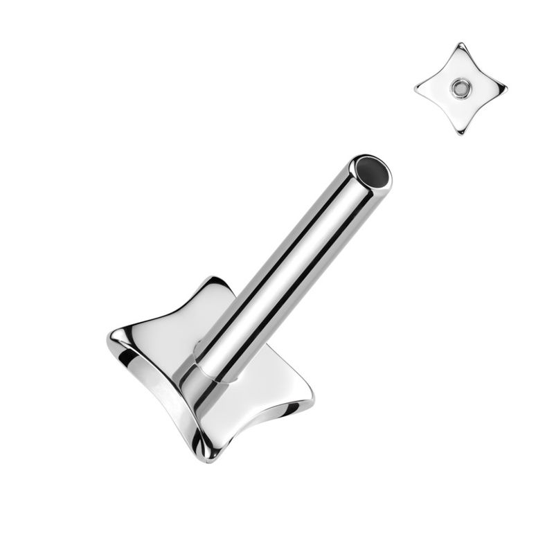 Push-fit Threadless Diamond Labret
